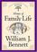 Cover of: Virtues of family life