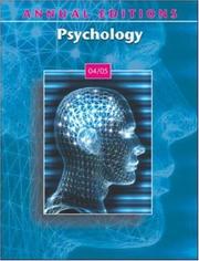 Cover of: Annual Editions: Psychology 04/05