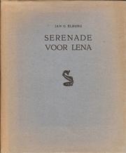 Serenade voor Lena by Jan G. Elburg