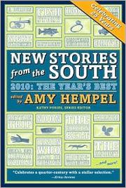 Cover of: New Stories from the South 2010: The Year's Best