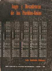 Cover of: Auge y decadencia de los pueblos-guías