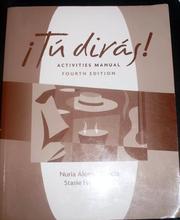 Cover of: Activities Manual for Tu dirás!, 4th