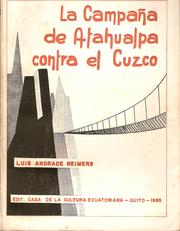 Cover of: Campaña de Atahualpa contra el Cuzco by Luis Andrade Reimers