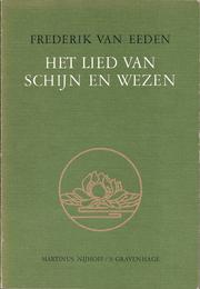 Het lied van schijn en wezen by Frederik van Eeden