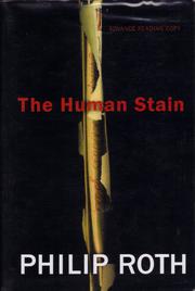 Cover of: The human stain-Advance Reading copy-Uncorrected Proof by 