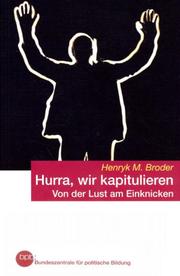 Cover of: Hurra, wir kapitulieren! by 