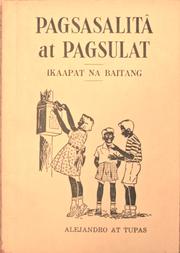 Cover of: Pagsasalita at Pagsulat