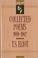 Cover of: Collected poems, 1909-1962