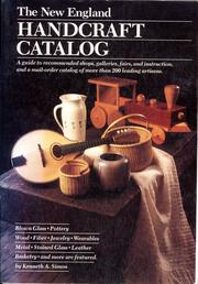 The New England handcraft catalog by Kenneth A. Simon