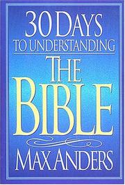 Cover of: 30 days to understanding the Bible