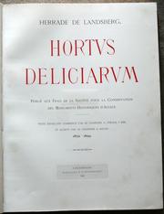 Cover of: Hortus deliciarum ... by Herrad of Landsberg, Abbess of Hohenburg