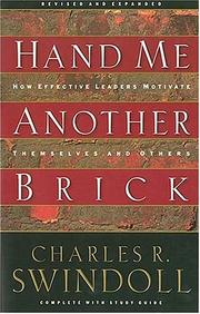 Hand me another brick by Charles R. Swindoll