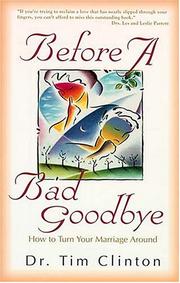 Cover of: Before A Bad Goodbye