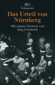 Cover of: Das Urteil von Nürnberg