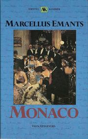 Cover of: Monaco by Marcellus Emants