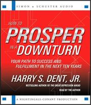 Cover of: How to Prosper in a Downturn