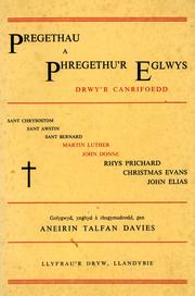 Cover of: Pregethau a Phregethu'r Eglwts Dywy'r Canrifoedd