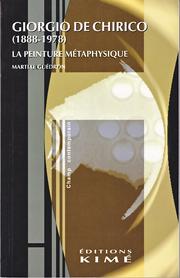 Cover of: Giorgio de Chirico: 1888-1978 : la peinture métaphysique