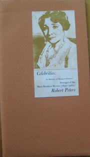 Cover of: Celebrities: in memory of Margaret Dumont, dowager of the Marx Brothers movies (1890-1965)