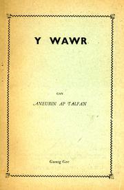 Cover of: Y Wawr