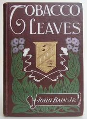 Cover of: Tobacco leaves