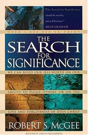 Cover of: The search for significance by Robert S. McGee