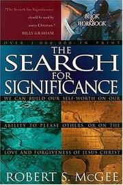 Cover of: The search for significance by Robert S. McGee