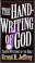 Cover of: The hand-writing of God
