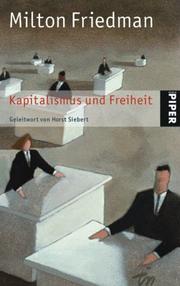 Cover of: Kapitalismus und Freiheit by Milton Friedman