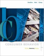 Cover of: Consumer Behavior: Building Marketing Strategy, 9/e, (with DDB Needham Data Disk)