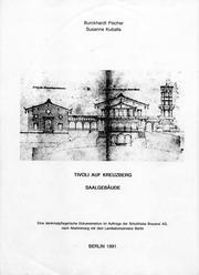 Cover of: Tivoli auf Kreuzberg: Saalgebäude, eine denkmalpflegerische Dokumentation