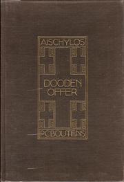 Cover of: Doodenoffer by naar het Grieksch van Aischylos in Nederl. verzen overgebracht door P.C. Boutens