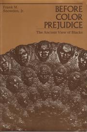 Cover of: Before Color Prejudice by 