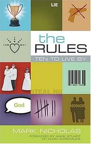 Cover of: The Rules: Ten to Live By