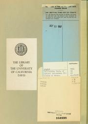 Cover of: Showing the mineral production of California for 14-24 years. by California State Mining Bureau.