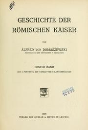 Cover of: Geschichte der römischen Kaiser.