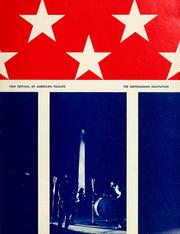 Cover of: 1969 Festival of American Folklife by Festival of American Folklife (1969 Washington, D.C.)