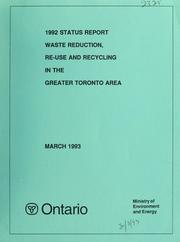 Cover of: 1992 status report | 