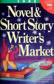 Cover of: 1995 novel & short story writer's market by editor, Robin Gee.