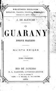 Cover of: O Guarany by J. de Alencar.