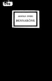 Bennarône by Arnold Zweig