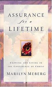 Cover of: Assurance for a Lifetime: Knowing and Living in the Confidence of Christ