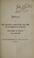 Cover of: Address to the British Association for the Advancement of Science delivered at Dublin, 14th August 1878