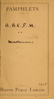 An address to the Christian public, especially to the ministers and members of the Presbyterian, Reformed Dutch, and Congregational churches, throughout the United States