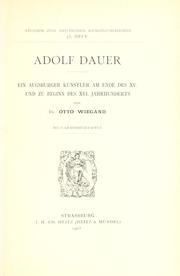 Adolf Dauer by Otto Wiegand