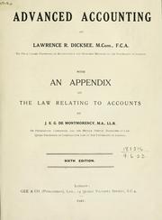 Cover of: Advanced accounting