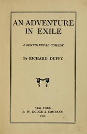 Cover of: An adventure in exile by Richard Duffy