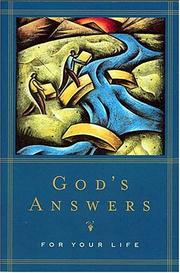 Cover of: God's answers for your life.