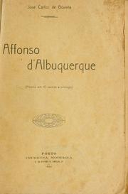 Affonso d'Albuquerque by José Carlos de Gouvêa