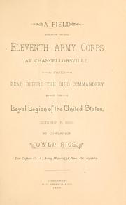 Cover of: Afield with the Eleventh army corps at Chancellorsville